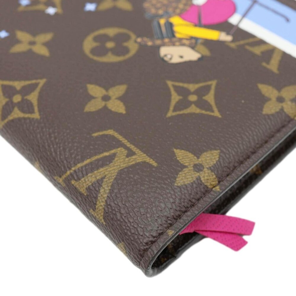 Louis Vuitton Weekend Christmas Animation Pochette Monogram Canvas Crossbody Bag - Picture 7 of 14